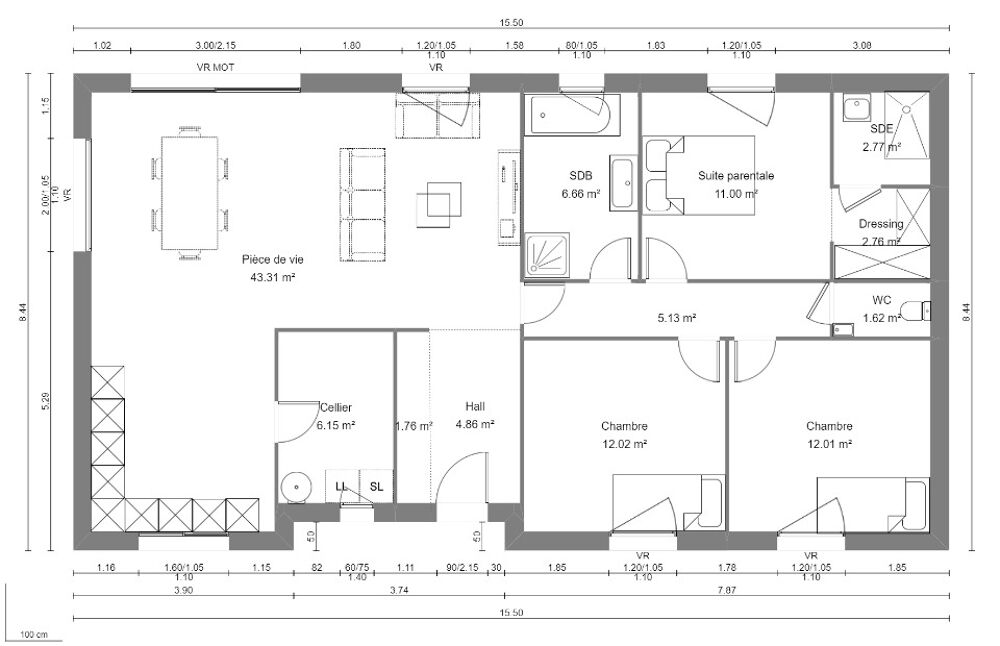 Maison à construire à Quievy EMPLACEMENT PRIVIL....