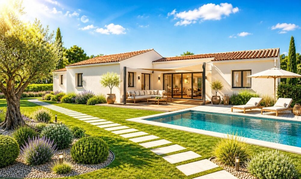 Magnifique MAISON NEUVE à construire sur St Cezaire De G....