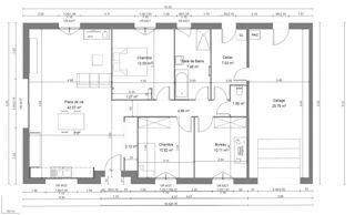  Maison � vendre 3 pi�ces 90 m�