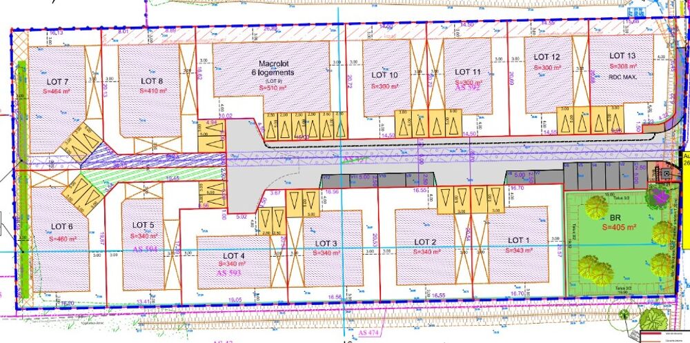 vente Terrain - 464 m² Jonquières-Saint-Vincent (30300)