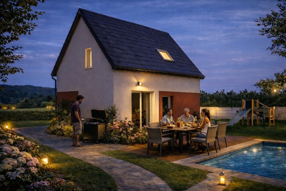 vente Maison - 5 pièce(s) - 89 m² Balgau (68740)