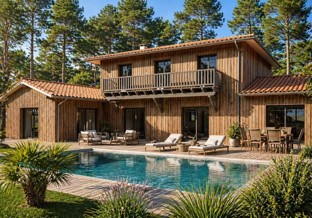 Villa d'exception + terrain - En plein coeur de Capbreto....