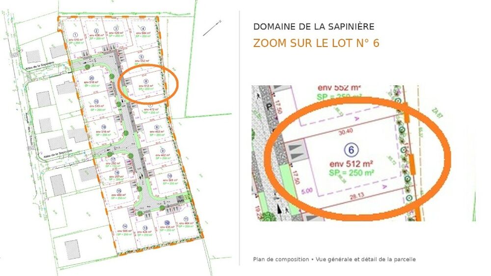 vente Terrain - 512 m² Curgies (59990)