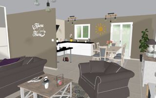  Maison 3 pièces 92 m² Le blanc
