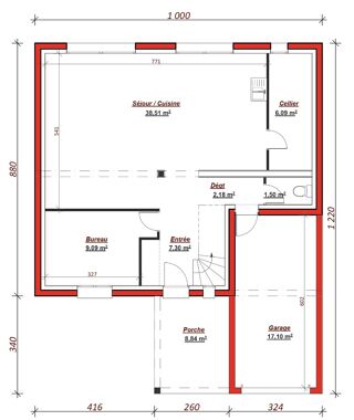  Maison 6 pices 115 m Chambourcy