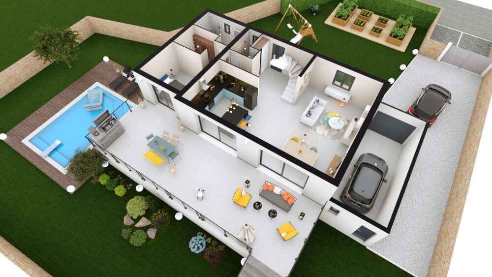 MAISON À CONSTRUIRE DE 136 M² À LES GOUDES Fait....