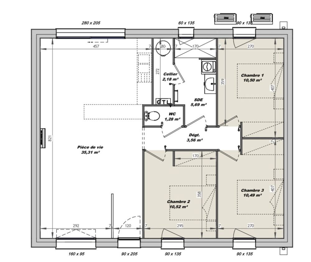 vente Maison - 2 pièce(s) - 79 m² Saint-Hilaire-de-Riez (85270)