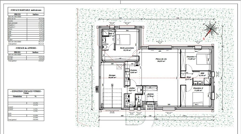 vente Maison - 4 pièce(s) - 98 m² Saujon (17600)