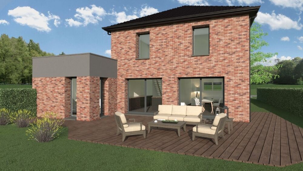 Maison à étage de 140m2 avec garage à construire à Fonta....