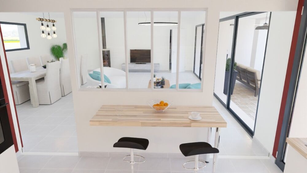 Charmante villa familiale de plain-pied avec espace invi....