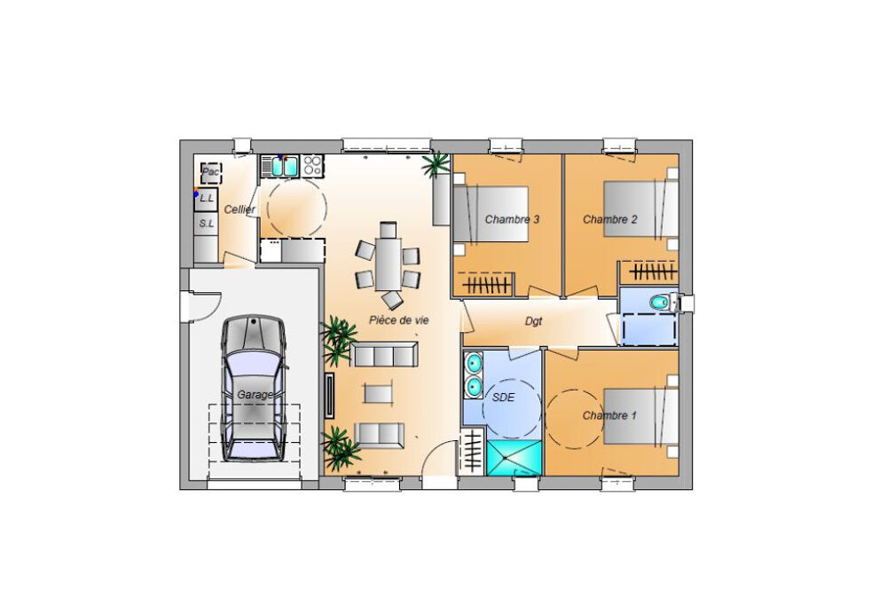 vente Maison - 4 pièce(s) - 79 m² Mouilleron-le-Captif (85000)
