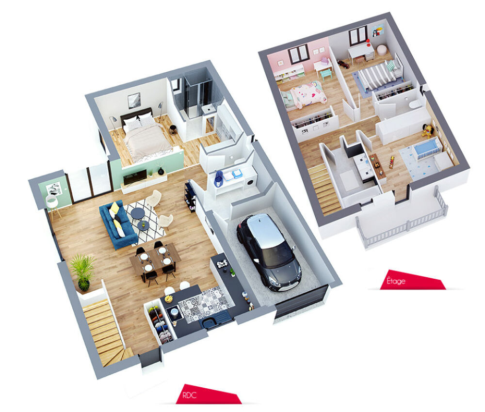 vente Maison - 3 pièce(s) - 90 m² Bassussarry (64200)