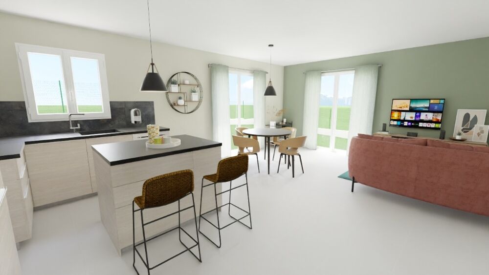 Maison neuve 65 M2 avec jardin à ALBON (26140) Vous ....