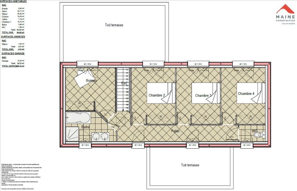 vente Maison - 6 pièce(s) - 145 m² Écommoy (72220)