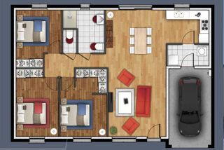  Maison � vendre 4 pi�ces 89 m�