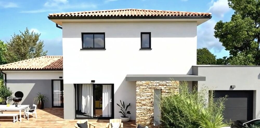 Maison neuve 130 M2 avec jardin à LAVEYRON (26140) V....