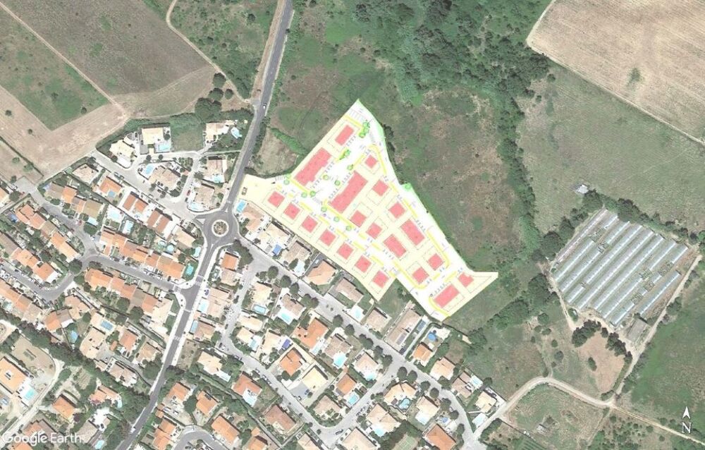 vente Terrain - 400 m² Ponteilla (66300)