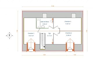  Maison � vendre 5 pi�ces 100 m�