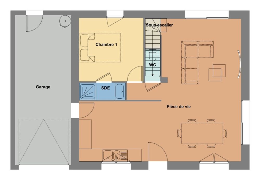 vente Maison - 6 pièce(s) - 117 m² Langueux (22360)