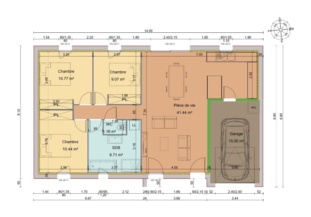 vente Maison - 5 pièce(s) - 80 m² La Croix-en-Touraine (37150)