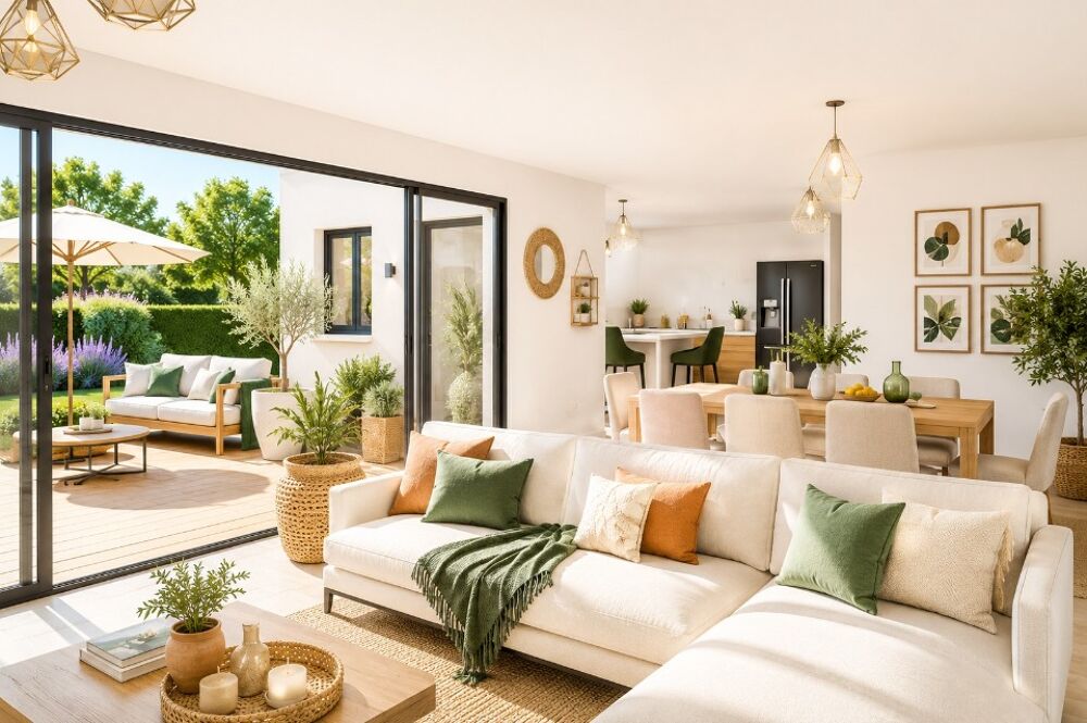 Magnifique MAISON NEUVE à construire sur St Cezaire De G....