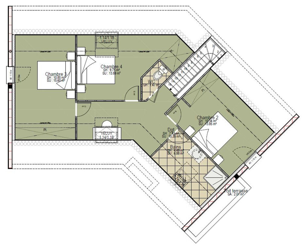 vente Maison - 5 pièce(s) - 119 m² Le Mans (72000)