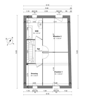  Maison à vendre 4 pièces 107 m²