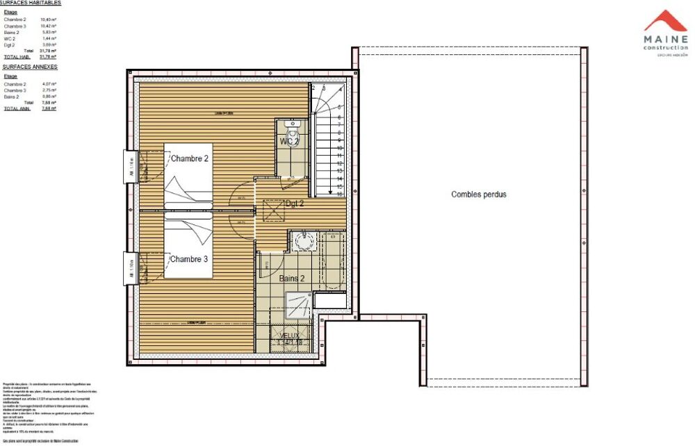 vente Maison - 4 pièce(s) - 100 m² Parigné-l'Évêque (72250)