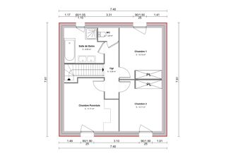  Maison 4 pièces 80 m² Bruyères-le-châtel