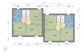  Maison  vendre 4 pices 74 m