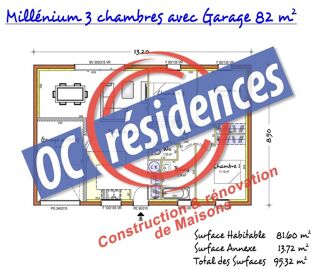  Maison 4 pi�ces 81 m� Saint-clar-de-rivi�re