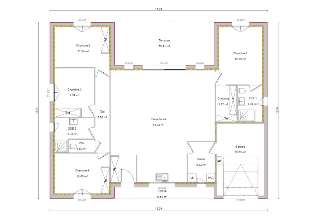 Ramonville-Saint-Agne - Maison de 120 m² - Terrain de 80....