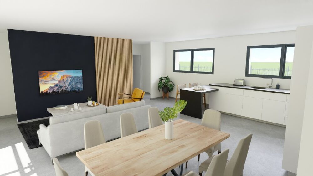 MAISON À CONSTRUIRE DE 105 M² À TERRES DE BORD AVEC 4 PI....