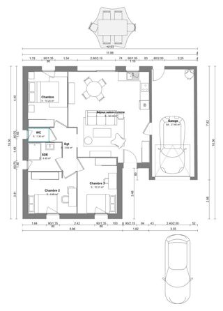  Maison à vendre 4 pièces 70 m²