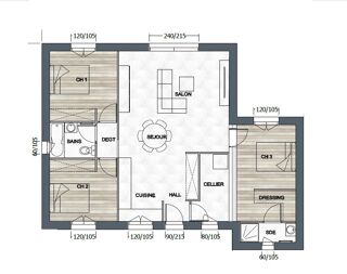  Maison 4 pièces 80 m² Saint-révérend
