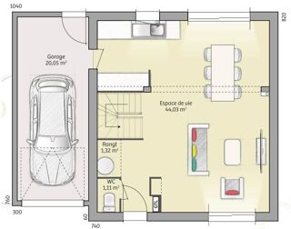  Maison � vendre 6 pi�ces 91 m�