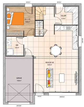  Maison à vendre 3 pièces 91 m²