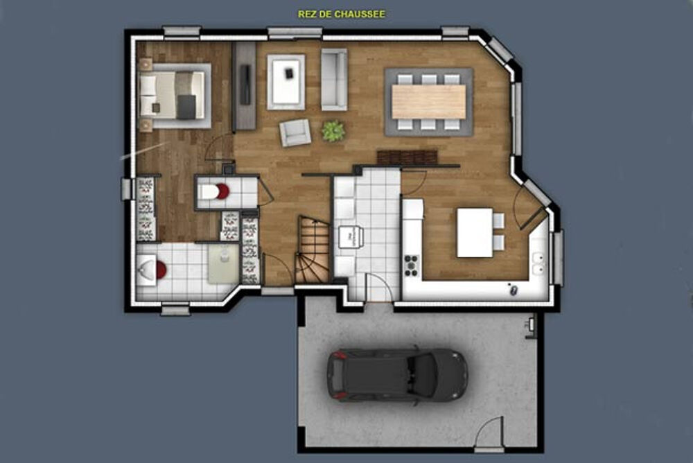 MAISON À CONSTRUIRE DE 133 M² PROCHE DE ROUEN AVEC 5 PIÈ....