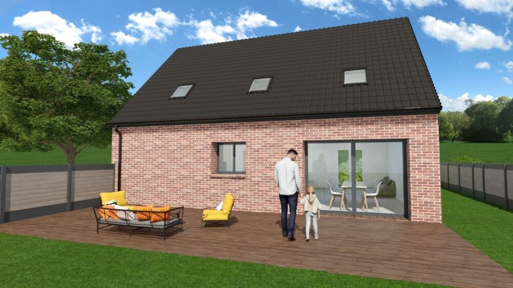 Maison à combles de 92m2 à construire à Cambrai <BR/....