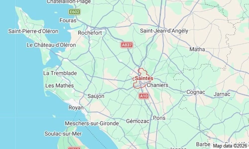 vente Terrain - 1200 m² Saintes (17100)