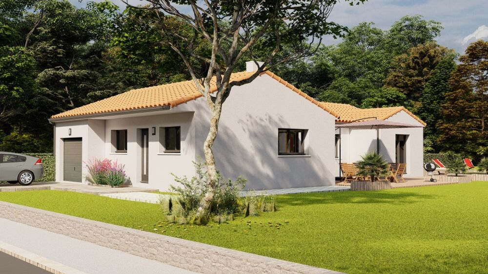 MAISON À CONSTRUIRE DE 90 M² À L'AIGUILLON-SUR-VIE, 4 PI....