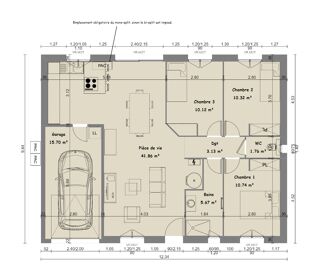  Maison à vendre 4 pièces 84 m²