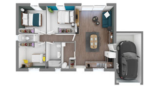  Maison 4 pi�ces 83 m� Montbazin