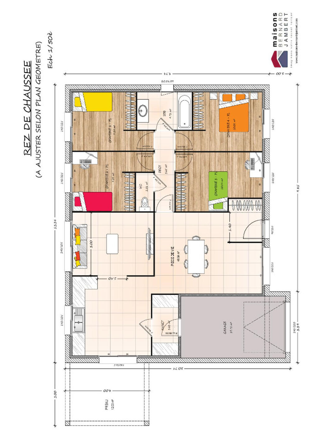 vente Maison - 5 pièce(s) - 90 m² Faye-d'Anjou (49380)