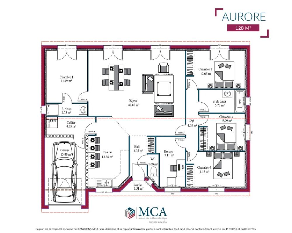 vente Maison - 6 pièce(s) - 128 m² Montfort-en-Chalosse (40380)