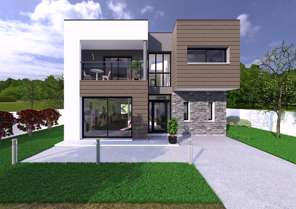 Projet de construction d'une maison de 145m2. Sous sol e....