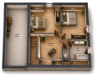  Maison 5 pièces 130 m² Veigné