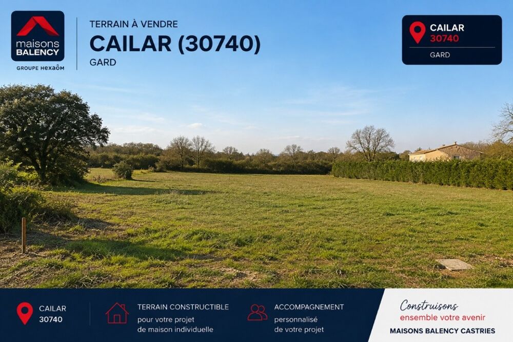 vente Terrain - 241 m² Le Cailar (30740)