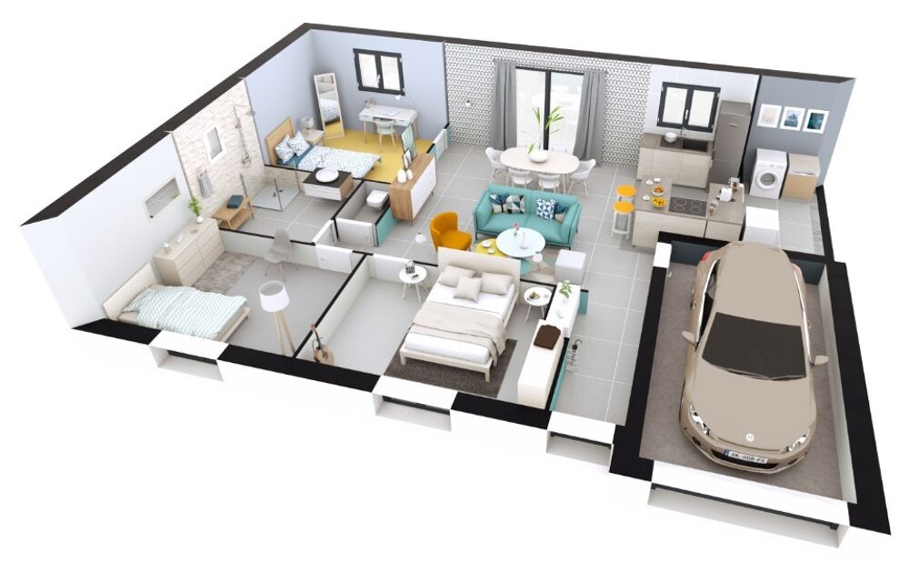 vente Maison - 4 pièce(s) - 74 m² Le Neubourg (27110)