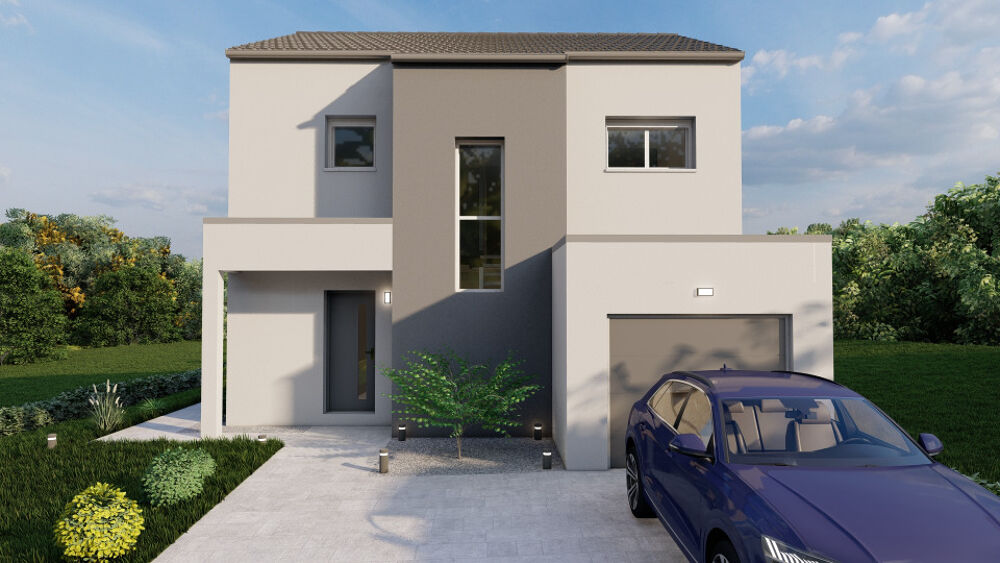 A 2 PAS DE METZERVISSE , BELLE MAISON CONTEMPORAINE 6 PI....